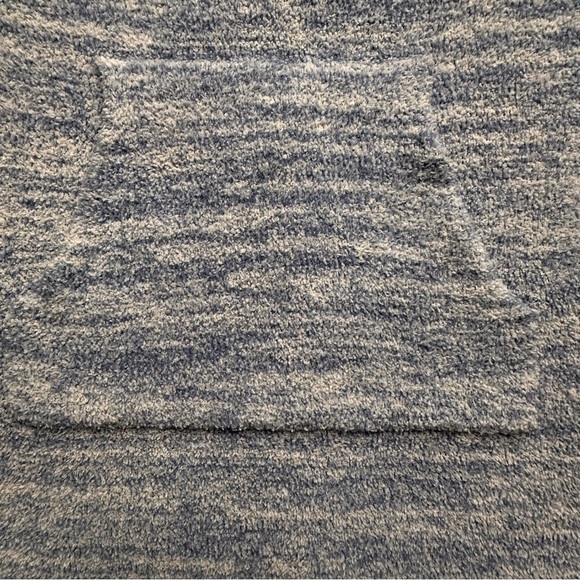 Softies Hooded Lounge Dress S/M Blue Long Sleeve Cozy Sleep Shirt - Picture 6 of 9